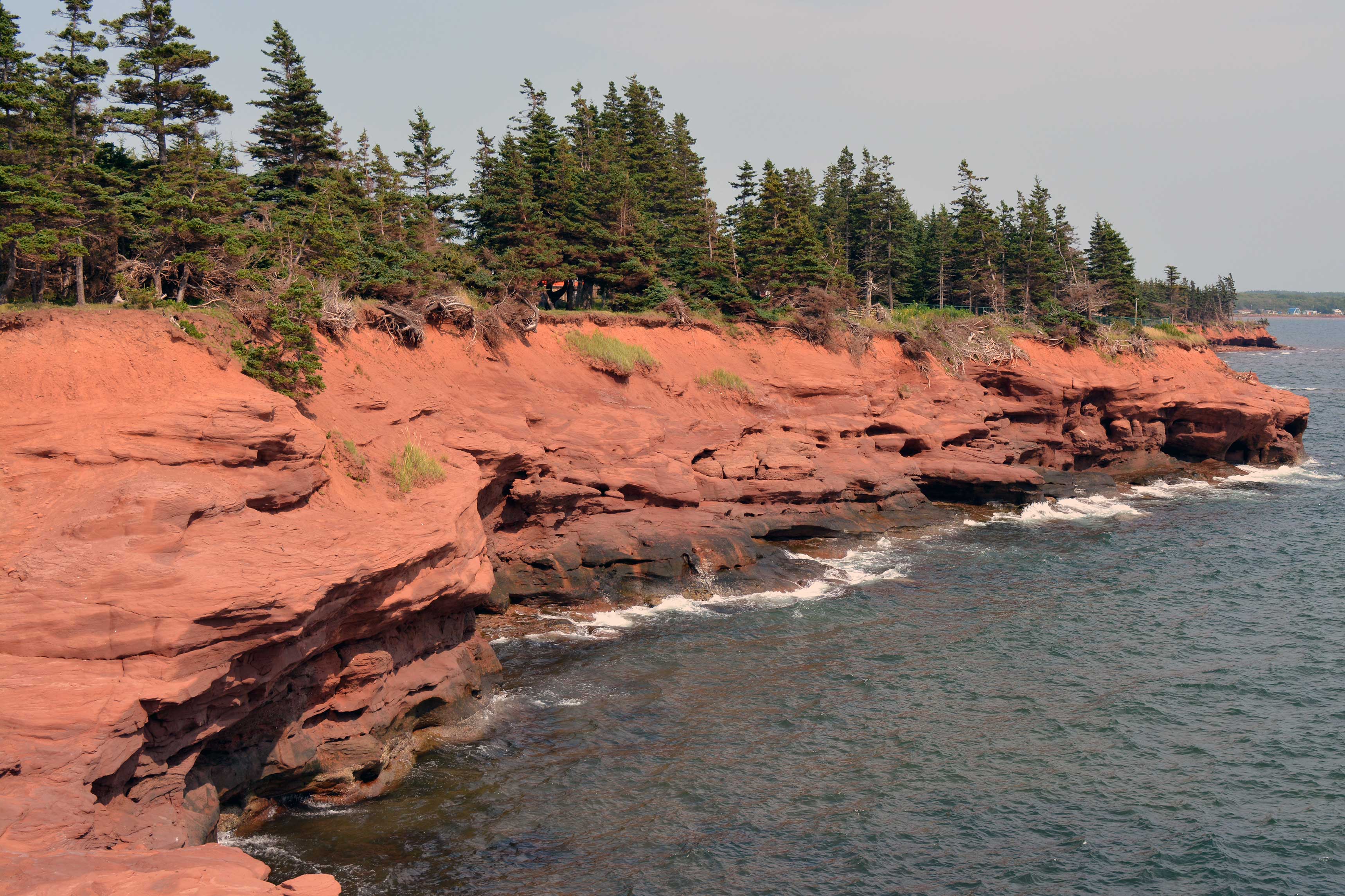 Red Sandstone seaside cliffs